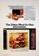 1979 Litton Meal-in-One Microwave Vintage Print Ad Changing Way America Cooks picture