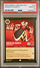 2023 Disney Lorcana EN 2 #119 Queen of Hearts Impulsive Ruler PSA 10 GEM-MT picture