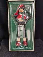Russ, The Christmas Sampler, Handpainted  Shelf Sitter Figurine Penguin Ornament picture