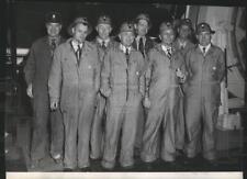 1950 Press Photo Officials of some mining companies gather for a photo shoot picture