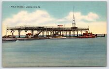 Postcard Public Steamboat Landing, Erie Pennsylvania Unposted picture