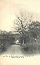 C-1905 End of Boulevard Mountain Road Hudson New York Postcard 20-7992 picture