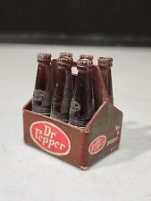 Vinage Dr Pepper 6 Pack With Brown Bottles Miniature picture
