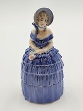 Antique HERTWIG & CO KATZHUTTE  Woman Figurine Cigarette Holder Porcelain  picture