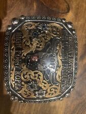 Rodeo Team Roping Trophy Buckle picture