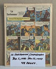 LE SURHOMME / Superman Sunday Strips. Jan. 6, 1946 - Jan. 12, 1947. 48 Tab Pages picture