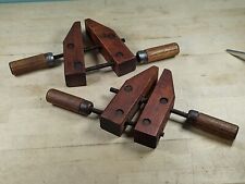 Two Hargrave 704 Articulating Wooden Clamps. Cincinnati Tool Co. G+++ picture