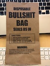 Bullshit Bags 500 pack - Novelty Gag Gift picture