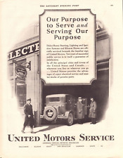 1927 United Motors Service Print Ad Automotive Repair Detroit Michigan picture