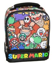 Super Mario Lunch Box Soft Kit Dual Compartment Insulated Cooler Characters picture