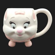 Disney Aristocats Marie 3D Coffee Mug - 18oz Extra Large Jumbo Pink White Cat picture