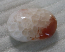 CARNELIAN PALMSTONE 2.02 X 1.37 INCHES/ 54.1 GRAMS picture