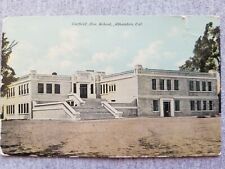 Alhambra California Garfield Avenue School Vtg Postcard c 1910s picture