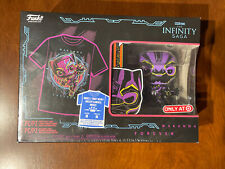 Black Panther The Infinity Saga Marvel Funko POP w/MD Blacklight Tee Target EXL picture