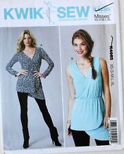 Kwik Sew 4085 Misses Tops Sewing Pattern Sz XS-XL picture