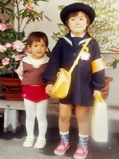 L3 Photograph Japanese Kids Girls Sister Siblings 1978 Portrait picture