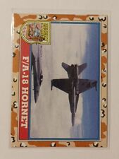 F/A-18 HORNET - 1991 TOPPS DESERT STORM 2nd SERIES CARD #116 picture