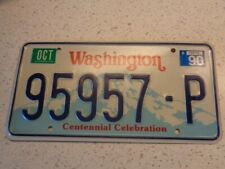1987-1990 Washington  Pickup Truck license Plate YOM (95957-P) Nice 90 tag  picture