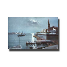Malta Postcard Tucks Quarantine Harbour Used With Stamp Divided Back picture