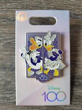 100 Year Old Disney Platinum / OE 2023 / Disneyland Paris Pin's Donald & Daisy Pin picture
