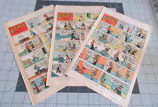 Lot of 3 BLONDIE by Young & Gersher Clipped Strips from Sunday comics 1982 picture
