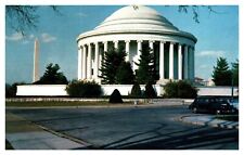 Washington, D.C. Thomas Jefferson Memorial Washington Monument Postcard picture