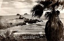 Vintage Real Photo Postcard- Vista a la glorieta de Redo Mazatlán, Sin. MEXICO picture