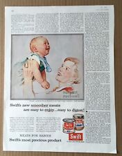 Norman Rockwell Swift Meats for Babies Advertisement - 3 picture