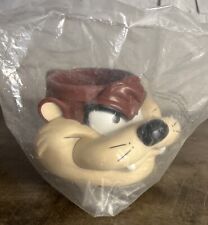 Vintage TAZ 1992 Warner Brothers Looney Tunes  3-D Mug Cup New & Sealed picture