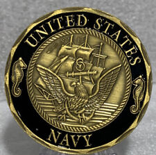 * US Navy Challenge Coin, Shellback US Navy Values Challenge Collectible Coin picture