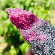 194g Natural Rough Ruby Zoisite Quartz Crystal Gemstone Mineral Specimen picture