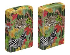 Zippo 5771, Abstract Jungle Lighter, Glow in the Dark. 540 Color Finish, NEW picture