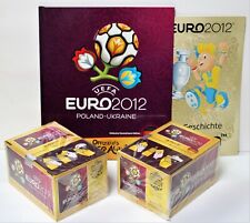 Panini EURO 2012 - 2 x display + hardcover deluxe blank album German version  picture