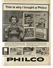 1959 Philco Refrigerator Freezer Vintage Print Ad picture
