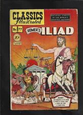 CLASSICS ILLUSTRATED #77 G  (O) HRN78 (ILIAD) FIRST EDITION picture