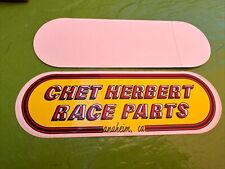 Vintage Original RARE Chet Herbert Race Parts Anaheim Ca DECAL STICKER picture