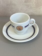 Hotel President Demitasse Cup And Saucer Beamish Glassware Warwick picture