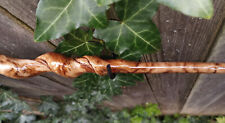 Natural Twisted Spiral Aspen Wand Witch Pagan Wizard LARP Renaissance Faire #24 picture