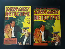1940s Pulp Fiction Detective Crime Comics The Green Ghost Detective Reprints picture