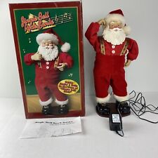 Rock Santa Collectibles Jingle Bell Rock Animated Santa Claus TESTED picture