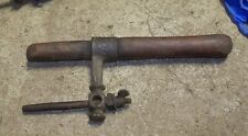 ONE Vintage Western Two 2 Man Cross Cut Logging Sawmill Saw Handle Clamp picture