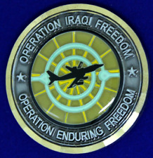 USAF 763rd Expeditionary Reconnaissance SQ RC-135 AL Udeid Challenge Coin LK-7 picture
