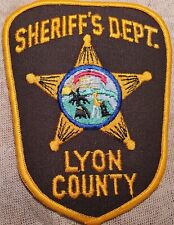MN Lyon County Minnesota Sheriff Shoulder Patch picture