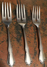 Vtg Oneida Craft Deluxe Stainless Salad Forks 6” Lot Of 3 picture