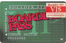 Boulder Station Casino - Las Vegas, NV - 4th Issue Slot Card (c) 1997, 55+ VI$ picture