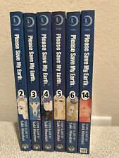 Please Save My Earth Manga Lot Set Vol 2 3 4 5 6 14 In English picture
