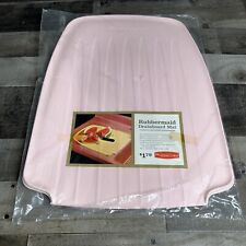 Vintage Rubbermaid Kitchen Drainboard Mat Pink No. AO-1142 NOS 15 3/4”X20” picture