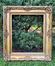 Antique Picture Frame gold wood vintage ornate gilt gesso wall art FITS 20 x 24 picture