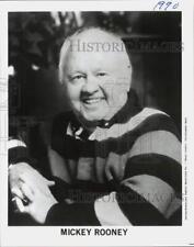 1990 Press Photo Mickey Rooney - ctgp01743 picture