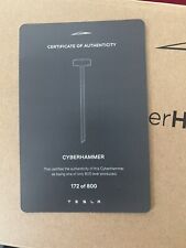 Tesla CyberHammer - Cyber Hammer BRAND NEW IN HAND 172/800 picture